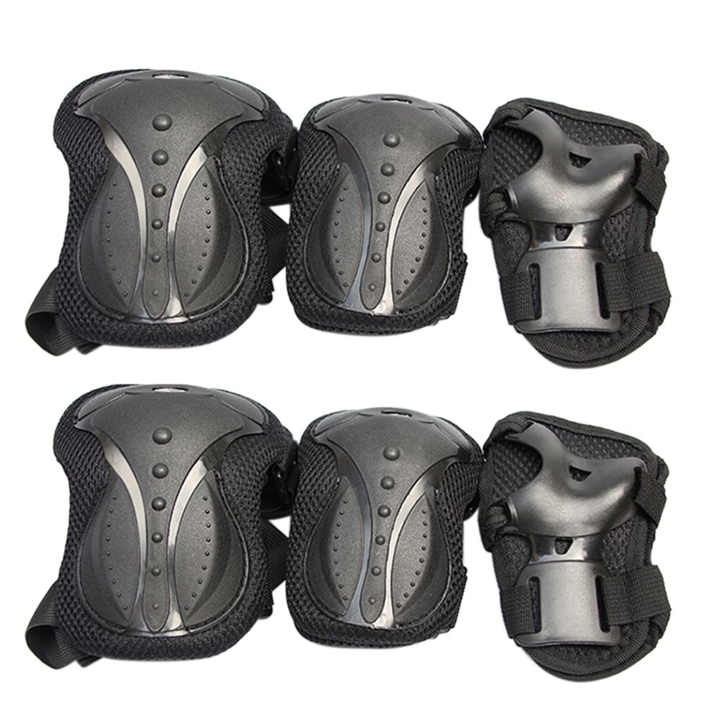 6pcs Anti Shock Knee Pads Wrist Guards Skateboarding Ty