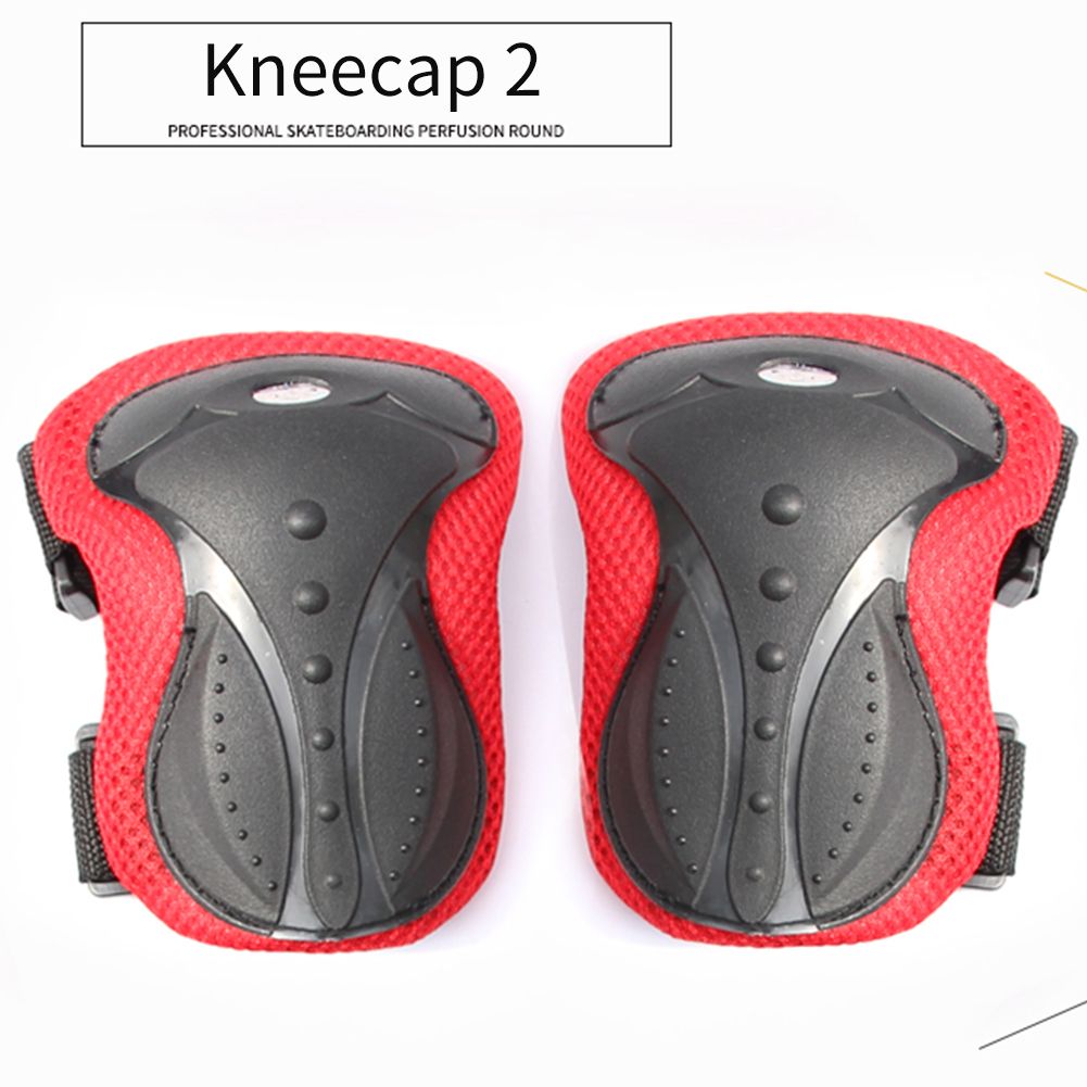 6pcs Anti Shock Knee Pads Wrist Guards Skateboarding Ty