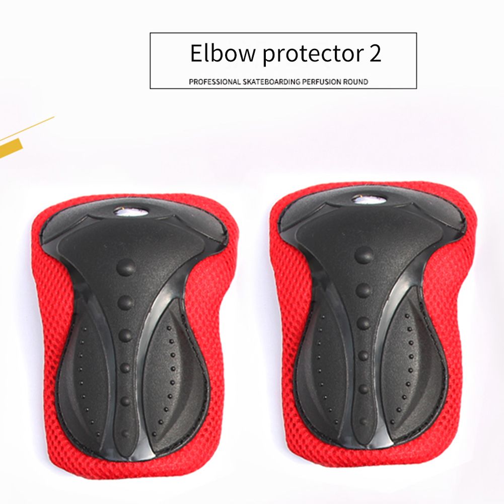 6pcs Anti Shock Knee Pads Wrist Guards Skateboarding Ty