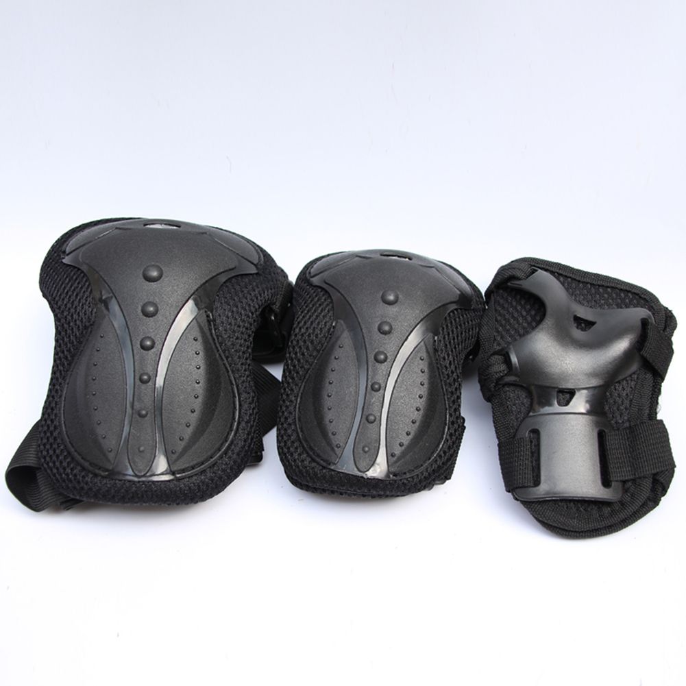 6pcs Anti Shock Knee Pads Wrist Guards Skateboarding Ty