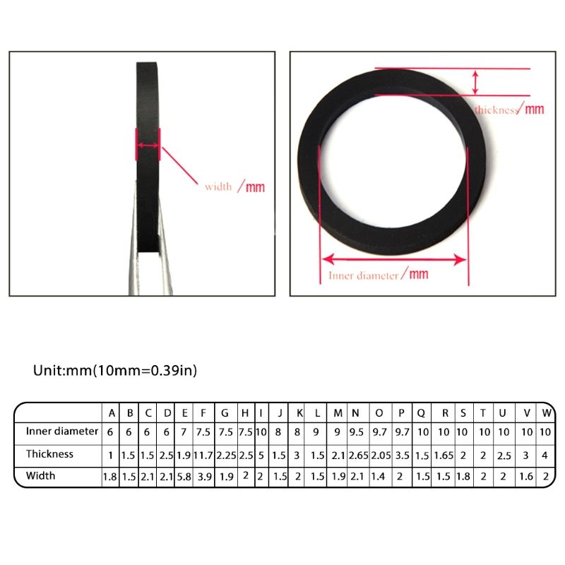 Idle Wheel Belt Loop Idler Rubber Ring For Cassette Deck