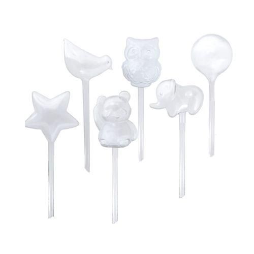 Clear Plant Watering Bulbs,6 Pack Plastic