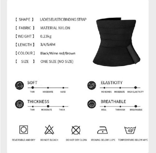 Women Ladies Female Slimming Tummy Wrap Shapewear