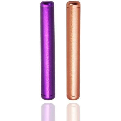 Metal Tube Container, Storage Holder, Fit In Pocket Purse