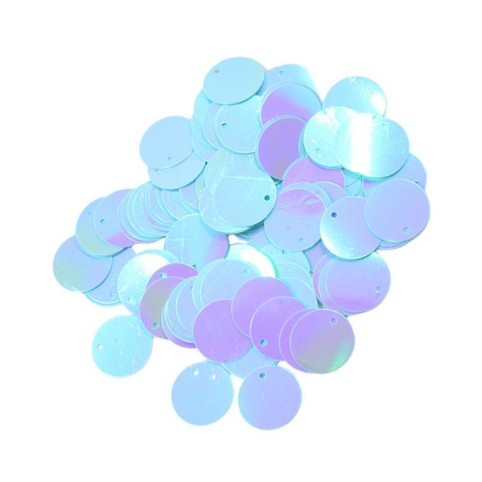 10g/130 Pcs DIY Flat Round Loose Sequins Paillettes Sewing Blue