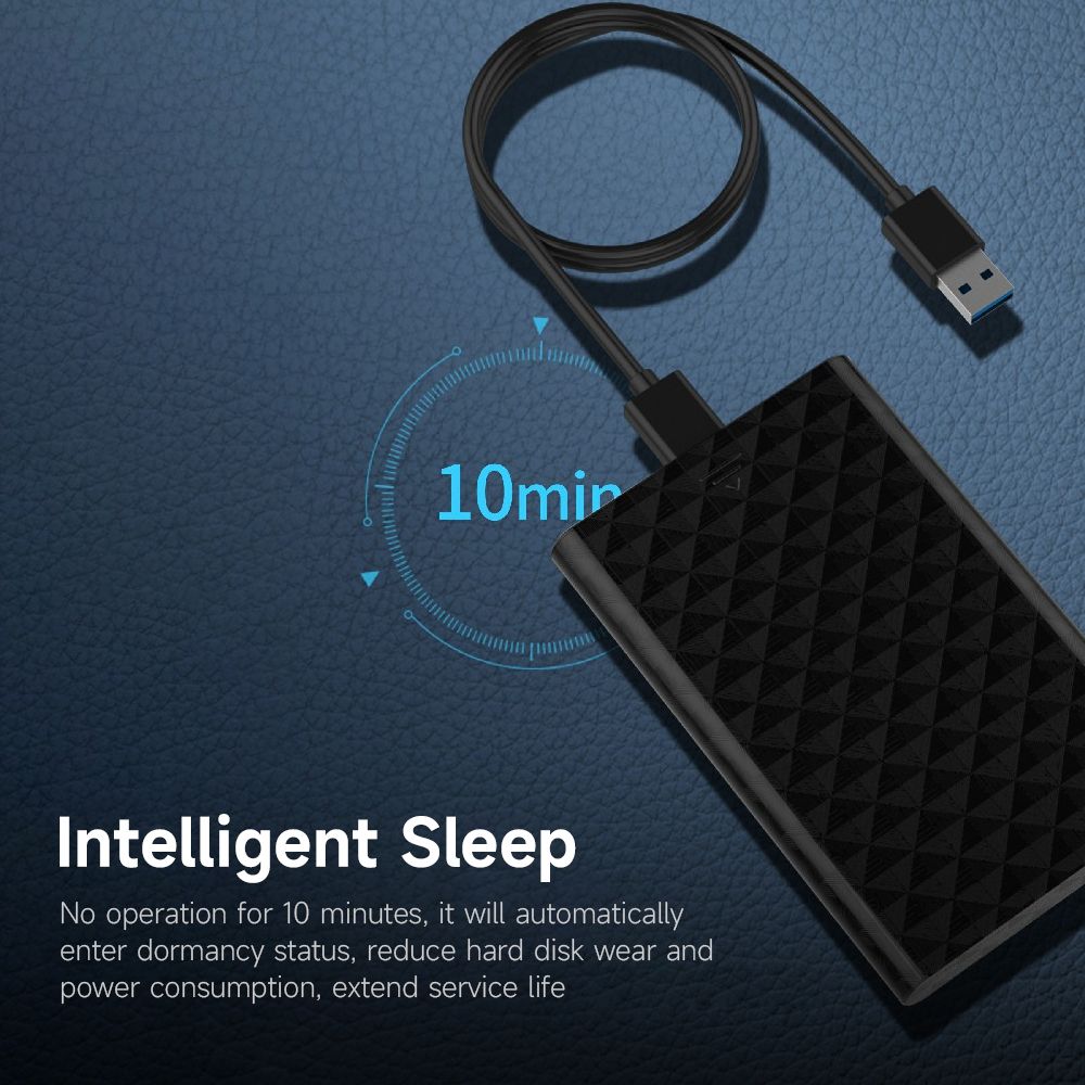 S-02 Hard Disk Case 2.5In USB3.0 SATA External HDD Enclosure