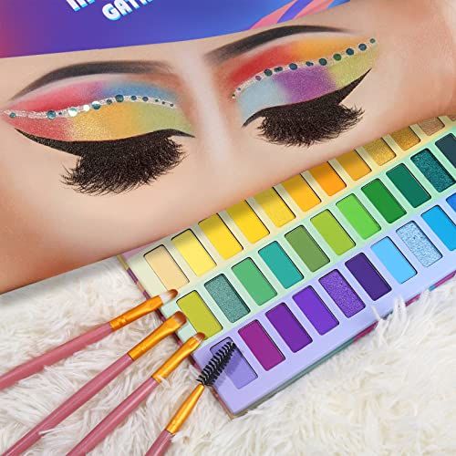 UCANBE Makeup Set  60 Colors Eyeshadow Palette With 15Pcs Ma