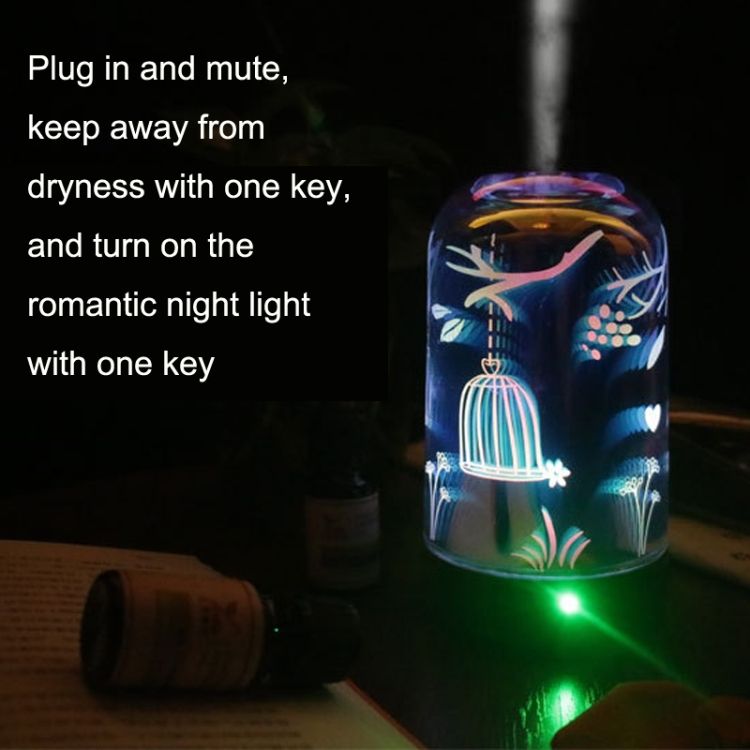 AOD-8 Jungle Discovery Bedroom Mini Humidifier EU Plug