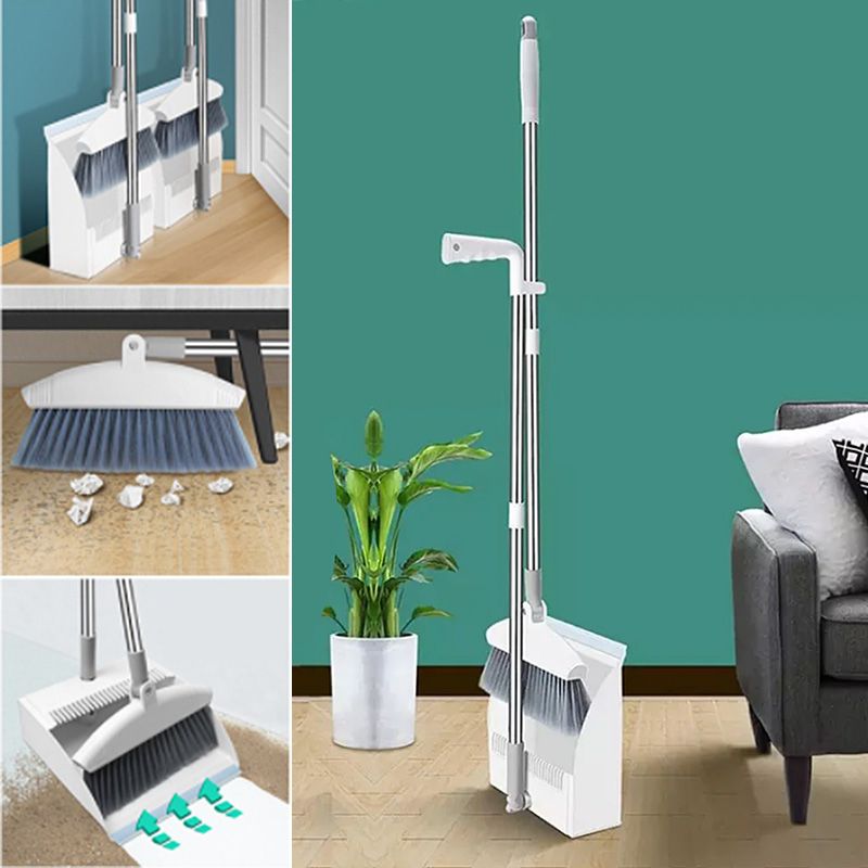 Broom And Foldable Dustpan Set