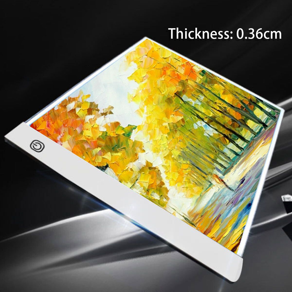 A4 LED Light Box 3-Level Dimming Tracing Board Art Design Drawing Copy Board Tablet Lightbox Diamond With USB Cable