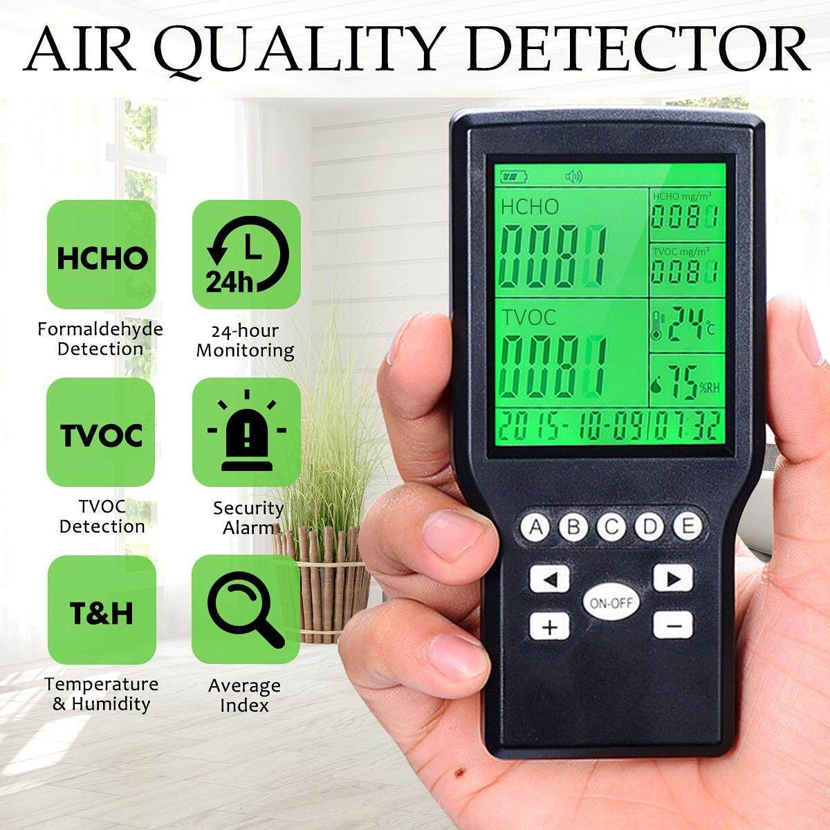8-IN-1 Air Quality Detector HCHO Tester