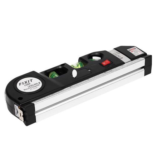 Loskii 3Pcs/set Laser Level Vertical Measure Line Tape Adjusted Multifunctional Standard Ruler With Stand And Tripod Horizontal Lasers Instrument Laser Level