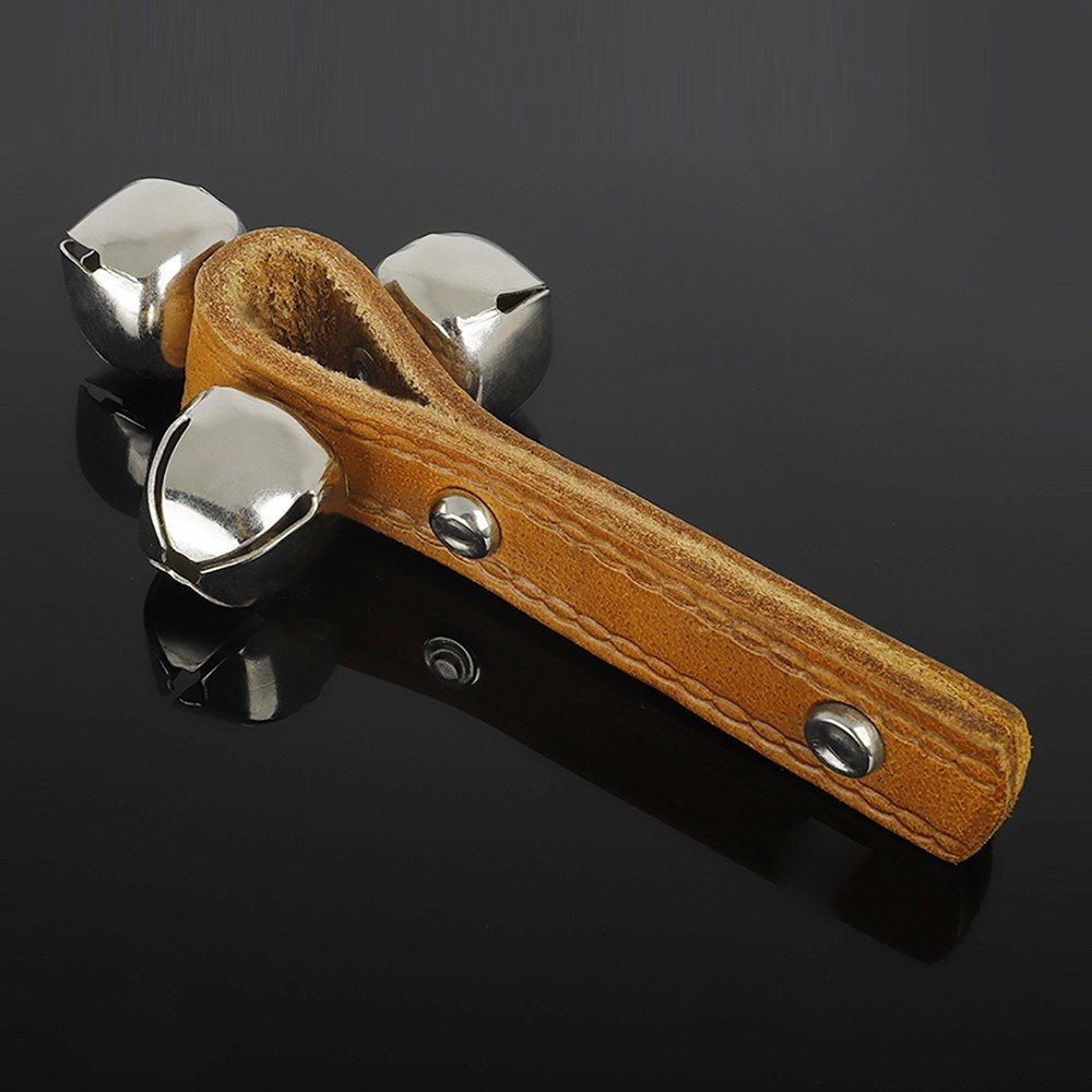 Handle Bell Shaker Handbell Stick Percussion Musical Toy