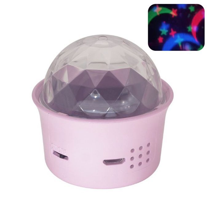 Portable USB  Harging  Omfortable  Ar Ambient   Built-in High-power Battery-pink-55 * 55mm