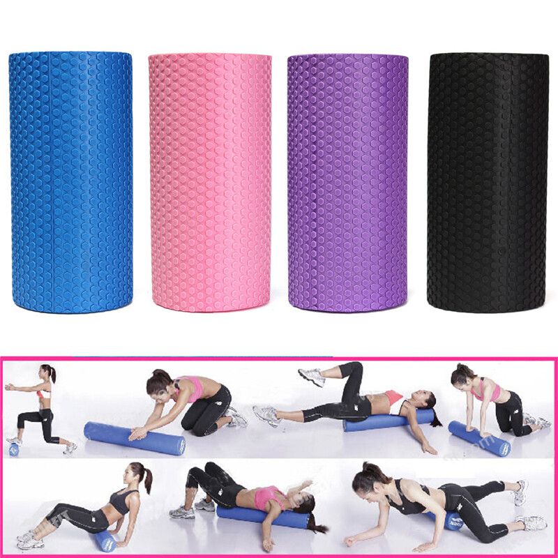 2pcs New Grid Foam Roller Trigger Point Gym Sports Massage Physio Injury Yoga Roller