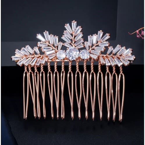 Leaf Shape Bridal Hair Comb