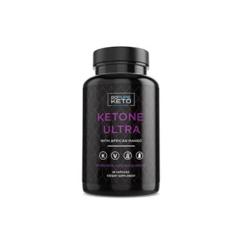 Go Pure Keto Ultra W/african Mango -60 Caps Fat Burner & Weight Loss