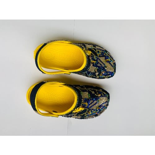 Bling Custom Rhinestone Crocs - Yellow