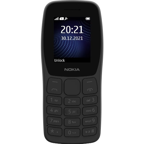 105 Africa Edition - 1.77" QQVGA - Dual SIM - 4MB ROM - 4MB RAM - FM Wireless - 800mAh - Charcoal