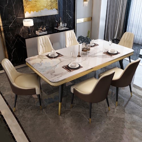 Modern Marble Dinning Set