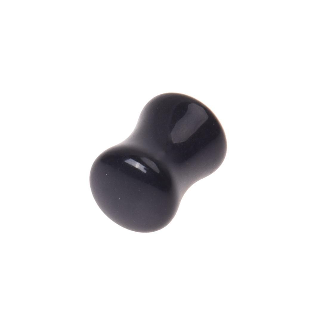 Pair of Solid Saddle Ear Plugs /Tunnel Gauges Earlet Eyelet