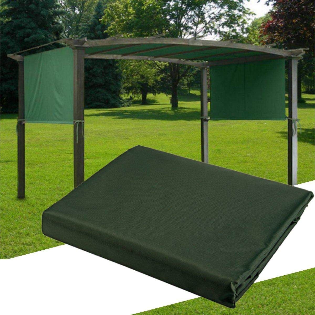 5.2x1.2m Sun Shade Pergola Canopy Outdoor Camping Cover Garden Patio Shelter Green