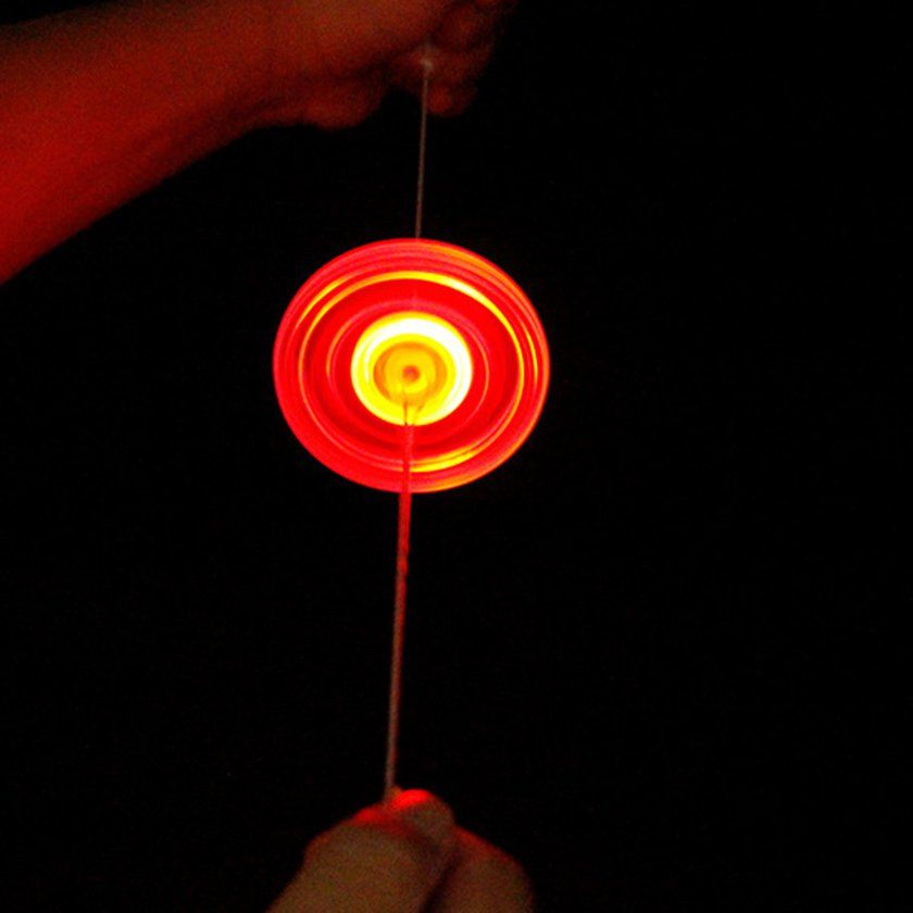 Pull Flywheel Pull Rope Flash Flywheel Flash Roop Luminous Rings Pull Rope-Multi Olor