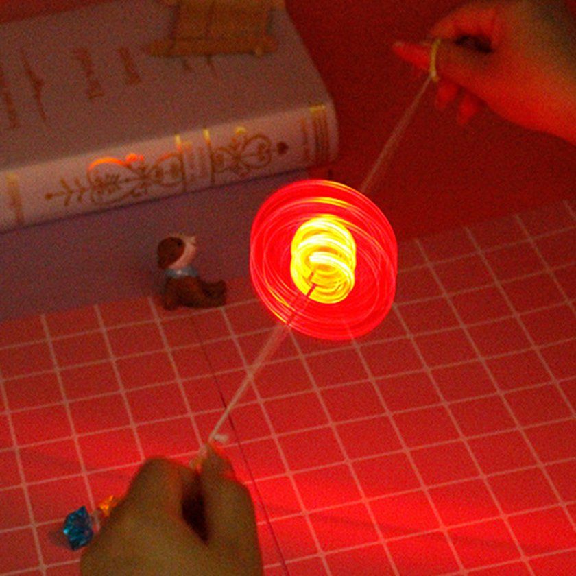 Pull Flywheel Pull Rope Flash Flywheel Flash Roop Luminous Rings Pull Rope-Multi Olor