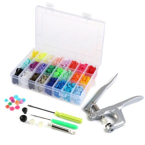 DIY Clothes T5 Plastic Fastener Snap Resin Press Stud Tool