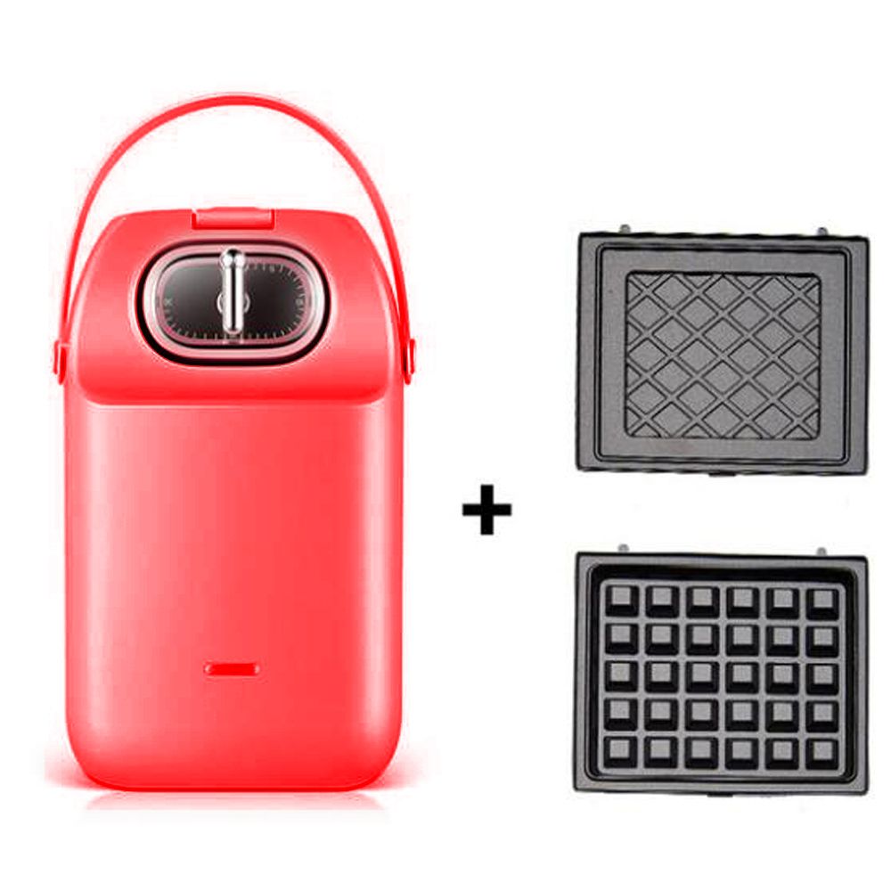 Sandwich Toaster Maker Timed Waffle Tool Breakfast Pancake Baking Sandwichera Maker Electric 220V Machine Multifunction