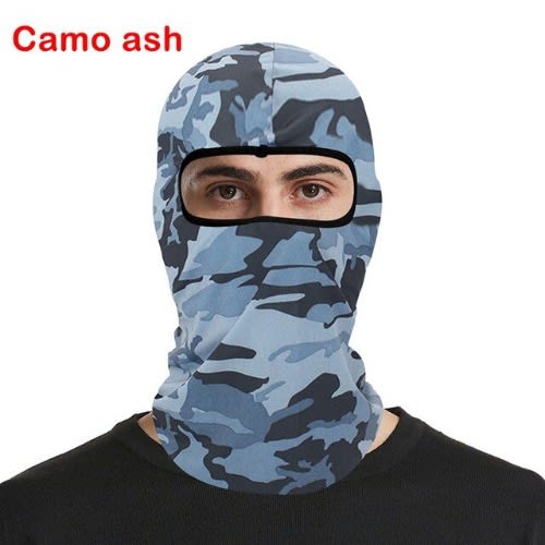 Cover Face Mask - Camouflage Light Grey