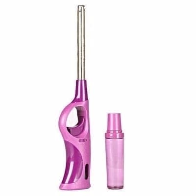 Gas Lighter With Refill - Pink