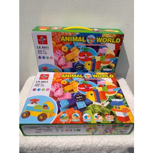 Animal World -larger Particles Block