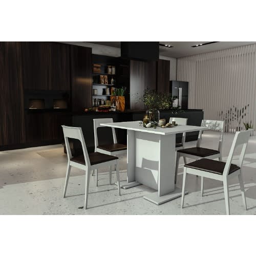 Limba Ii White Dining Table