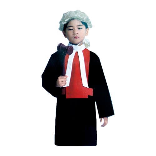 Girls Kids Court Judge Costume