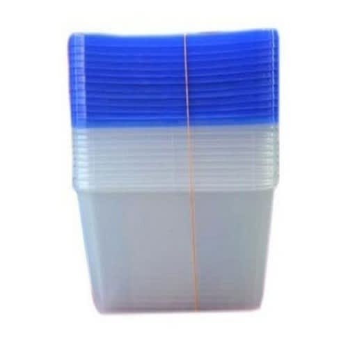 Transparent Disposable Food Pack  With Spoons--50-pieces