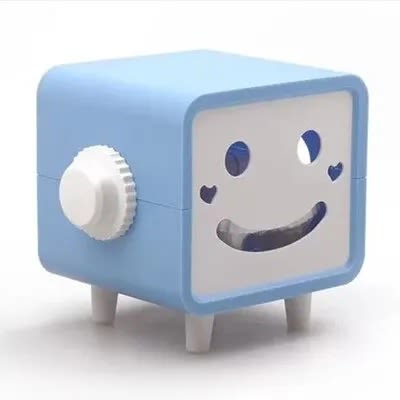 Smile Face Square Tissue Box Holder