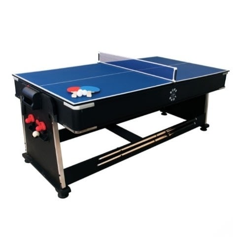 7ft  3-in-1 Multi Games Table Tennis Pool Air Hockey With Accessories
