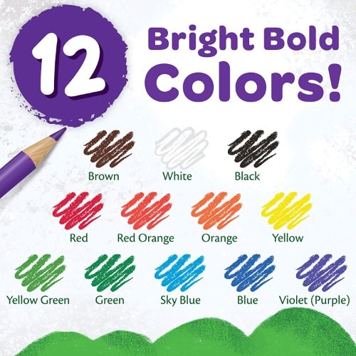 Colored Pencils - 12 Pieces