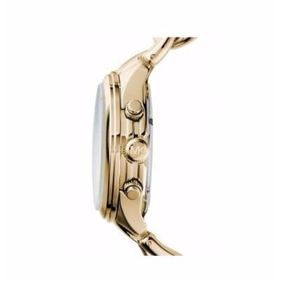 Women's Chronograph Runway Twist Gold Bracelet Watch
