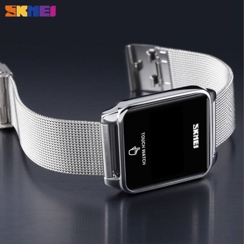 Touch Screen Wrist Watch - Silver
