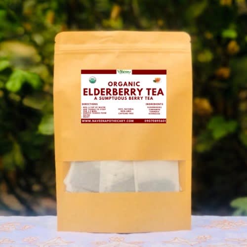 Organic Elderberry Tea - 30 Teabags