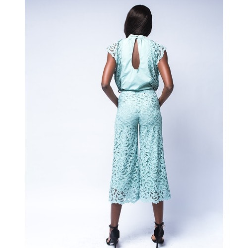 Culottes Trousers-Green