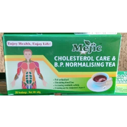 Mejic Cholesterol Care And Bp Normalizing Herbal Tea X 20 Teabags