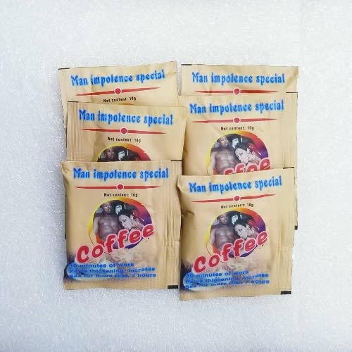Men's Aphrodisiac Coffee For Strong Penis And Long Lasting - 6 Sachets -10g Each