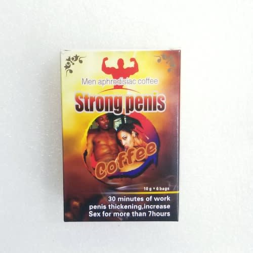 Men's Aphrodisiac Coffee For Strong Penis And Long Lasting - 6 Sachets -10g Each