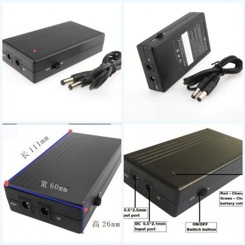 Mini UPS-12V-2A-22.2WH - Battery Backup System