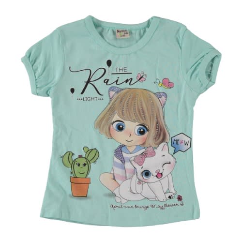 The Rain Light Girl T-shirt - Green