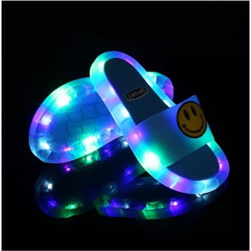 Kids Led Flip Flops- Blue