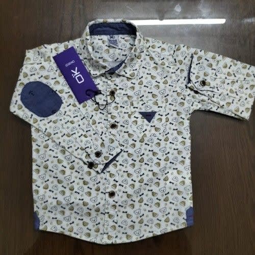 Children Boys Stylish Long Sleeve Shirt